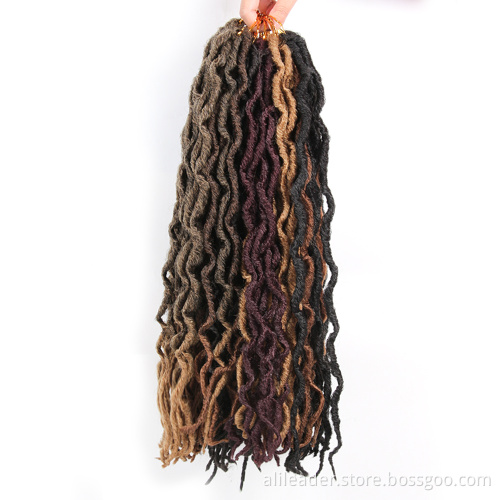 Ombre Nu Faux Locs Ombre Crochet Hair Extension